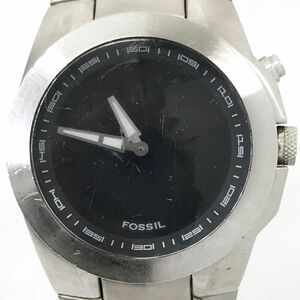 FOSSIL フォッシル BIG TIC 腕時計 BG-2149 クオーツ コレクション コレクター ブラック シルバー シンプル おしゃれ 格好良い 2針