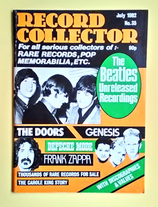 ザ・ビートルズ　未発表音源特集掲載英国誌『Record Collector』1982年7月号