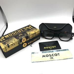 【美品・未使用】⑩ MOSCOT モスコット LEMTOSH レムトッシュ 鼈甲柄 メガネフレーム 伊達眼鏡