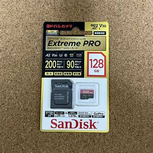 新品　サンディスク SANDISK　Extreme PRO microSDXCカード 128GB Class10 最大読込200MB/s 最大書込90MB/s
