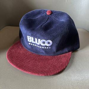 BLUCO/ブルコ　コーデュロイキャップ　ネイビー/ワイン