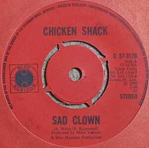 Chicken Shack-Sad Clown★英 Blue Horizon Orig.7"/マト1/Fleetwood Mac