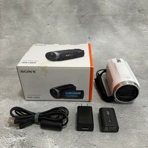 ◆美品・元箱付き◆ SONY HANDYCAM HDR-CX675 ホワイト｜ハンディカム デジタルビデオカメラ