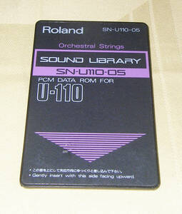 ★Roland SOUND LIBRARY SN-U110-05 ORCHESTRAL STRINGS★OK!!★MADE in JAPAN★