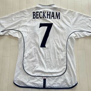 01-03 #7 BECKHAM ベッカム ENGLAND イングランド代表 W杯 ワールドカップ レプリカ ユニフォーム