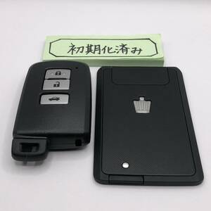 CAK11 初期化済 美品 トヨタ スマートキー カードキー クラウン 210系 281451-0020 001-A00089 14FAA-03　登録作業も可能　埼玉県深谷市