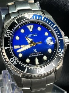 ジンベエチタン タイ限定456本 リミテッドエディション 美品 SEIKO セイコー PROSPEX プロスペックス SPB057J 腕時計 自動巻き メカニカル