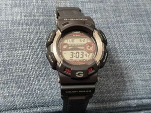 美品 CASIO カシオ G-SHOCK ジーショック 腕時計 GW-9110-1JF チタンバック ガルフマン タフソーラー 電波ソーラー マルチバンド6