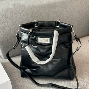 ☆Maison Margiela (メゾン マルジェラ) グラム スラムトートスモール トートバッグ レディース メンズ ブラック