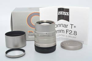 【極上品】 CONTAX コンタックス G用 Sonnar ゾナー 90mm F2.8 T*　＃6058