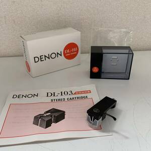 【A4】 Denon DL-103 カートリッジ audio technica ヘッドシェル MCカートリッジ 元箱付き 1785-8