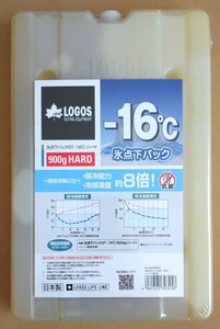 新品 ロゴス 保冷剤 氷点下パック GT -16℃ ハード 900g (Lサイズ相当) LOGOS ※倍速凍結ではありません アイスクリーム