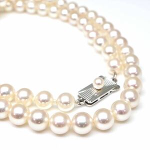 箱付き!!MIKIMOTO(ミキモト)◆アコヤ本真珠ネックレス◆A 約5.1g 約43.0cm 6.0mm珠 pearl パール necklace ジュエリー jewelry EF0/EF0