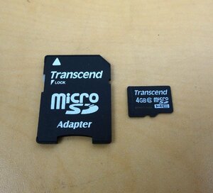 Transcend トランセンド microSDHCカード 4GB フォーマット済 アダプター付