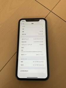 ジャンク　iPhone XR 128GB ブルー　SIMフリー