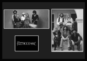 10種類!Fleetwood Mac/フリートウッド・マック/ROCK/ロックバンドグループ/証明書付きフレーム/BW/モノクロ/ディスプレイ (4-3W)