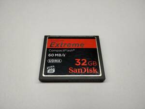 32GB　SanDisk　EXTREME　CFカード　フォーマット済み　メモリーカード　コンパクトフラッシュカード