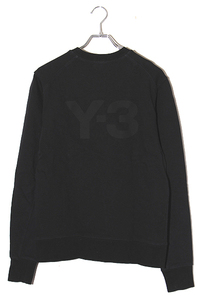 2022SS Y-3 ワイスリー CLASSIC BACK LOGO CREW SWEATSHIRT クラシック バックロゴ クルーネック スウェットシャツ XS BLACK ブラック FN33