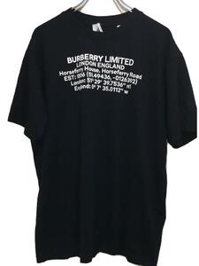 BURBERRY LONDON◆Tシャツ/XXS/コットン/BLK/8024628