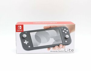 1円【未開封・未使用】任天堂 ニンテンドースイッチライト グレー HDH-S-GAZAA(JPN) 本体 NINTENDO SWITCH Lite z24-1233-3 z_e