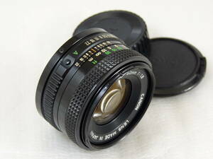【難あり】Canon NewFD 50mm F1.8 実用品
