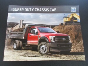 ★フォード　カタログ　SUPER DUTY CHASSIS CAB USA　２０１９　即決！
