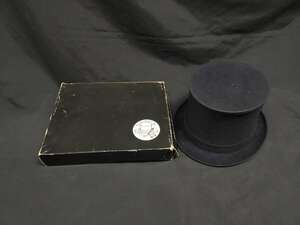 【G117】折りたたみシルクハット　トップハット　COLLAPSIBLE TOP HAT　ギミック　マジック　手品