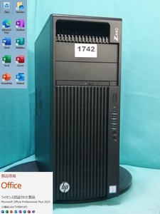 初期保証 オフィス付ゲーミングPC GTX1070-8G Xeon E5-1650v4（i7-9700T相当）16GB NVMe M.2 SSD512GB DVD WiFi Win11 HP Z440 A-1742