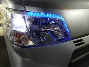 複数所有 新品未使用 ブルーLED L型発光 防水 ソフトイルミ 12V 外装OK アイラインに 質問欄よりお問い合わせいただいて1999円即決しますよ