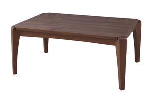 東谷 あずまや KT-109 コタツテーブル ブラウン 天然木化粧繊維板(ウォルナット) 天然木(ラバーウッド) ウレタン塗装 天然木