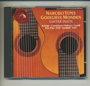 CD★ナルシソ・イエペス ゴドリーヴ・モンダン ギター・デュオ Narciso Yepes Godelieve Monden Guitar Duos クラシックギター ロドリーゴ