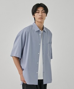 「PUBLIC TOKYO」 半袖シャツ 3 サックスブルー メンズ