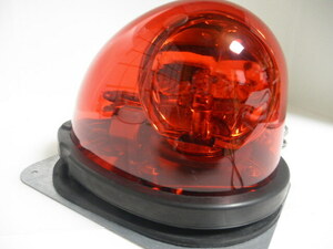 PATLITE パトライト 赤色回転灯 ゴムマグネットタイプ HKFM-101G 12V 赤色 シガータイプ サイレンアンプと共に 覆面 パトカー 仕様に
