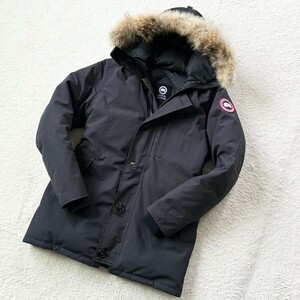 1円～【未使用級・定価16万5千円】 カナダグース CANADA GOOSE ダウンジャケット Lサイズ ジャスパー JASPER 黒 ブラック メンズ 1スタ 