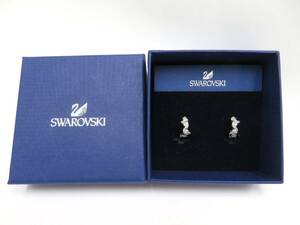 ・76270 SWAROVSKI スワロフスキー イヤリング ストーン付 レディース アクセサリー