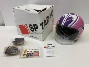 ★◆【USED】レディース ジェットヘルメット OPEN FACE SP TADAO HELMET SPL-01 フリーサイズ ピンク アルファレイズデザイン 100サイズ