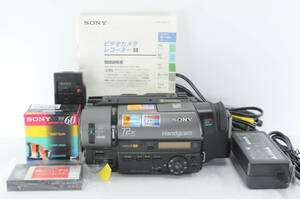★超極上★ ソニー SONY Handycam CCD-TR280 8ミリ ビデオカメラ ★未使用テープ5本付き ＃9925