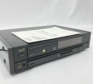 A&D DP-9000 CDプレーヤー　CDプレイヤー オーディオ機器 取説付き　01-0315