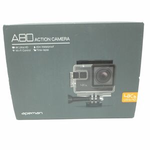 105 Apeman A80 アクションカメラ 4K Ultra HD スポーツカメラ ※中古