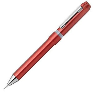 【送料込み 新品】ゼブラ シャーボNu 0.5 レッド SBS35-R 多機能ペン(2色ボールペン+シャープペンシル)