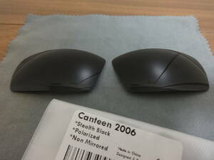 ★ オークリー Canteen キャンテーン 2006用 カスタム偏光 レンズ BLACK Color　POLARIZED　カンティーン