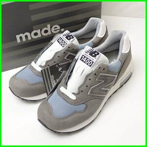 ★未使用 New Balance/ニューバランス M1400WA スニーカー メンズ26.0cm/グレー/マーブルヘッド/外箱付き/USA製&1980500007