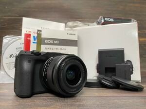 Canon キヤノン EOS M3 レンズキット ミラーレス一眼カメラ 元箱付き #20