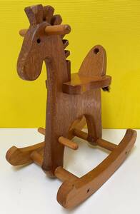 ◆J◆玩具　木馬　ロッキングホース　木製◆中古◆