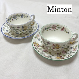 Minton　ミントン　カップ&ソーサー　ハドンホール　ペアセット