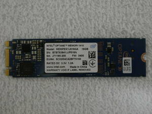 ★動作品 Intel OPTANE Memory M10 16GB MEMPEK1J016GA -2