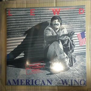 The Lewd「american wino」LP 未開封★★punk germs black flag circle jerks