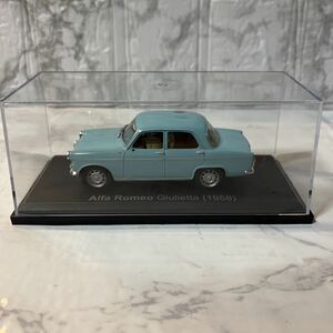 アルファロメオ ジュリエッタ 1958年 アシェット イクソ/ノレブ 国産名車コレクション 1/43 旧車 ミニカー モデルカー　カラーサンプル