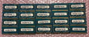 各種メーカー ノートパソコンメモリ PC3-8500 DDR3-1066 2GB 10枚セット 大量 まとめ買い 卸販売