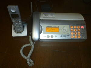 Panasonic FAX電話機 KX-PW506DL パナソニック/子機付き/中古
